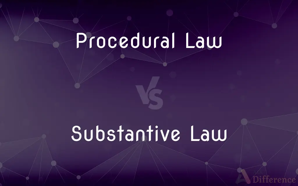 Procedural Law vs. Substantive Law — What's the Difference?