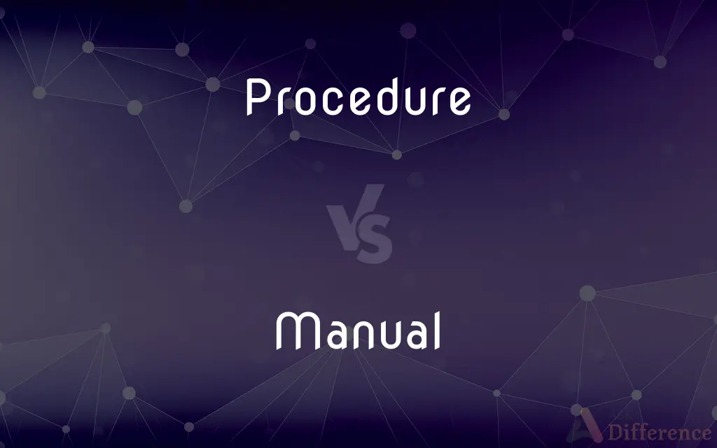 Procedure vs. Manual — What's the Difference?