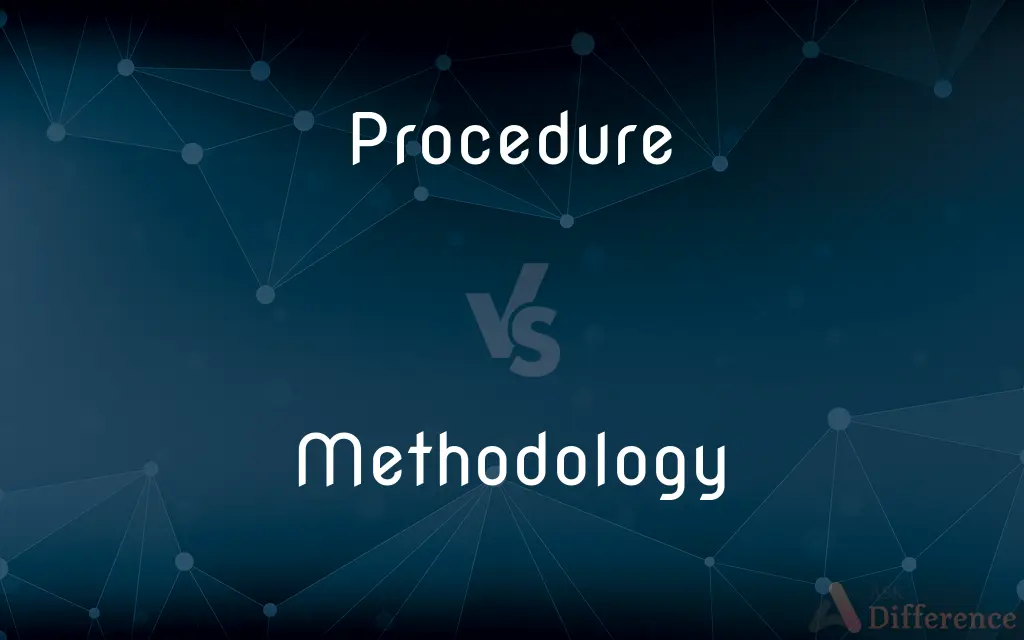 Procedure vs. Methodology — What's the Difference?