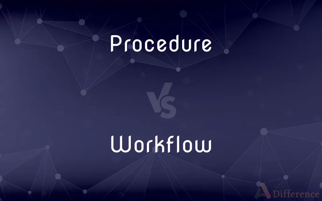 Procedure vs. Workflow — What's the Difference?