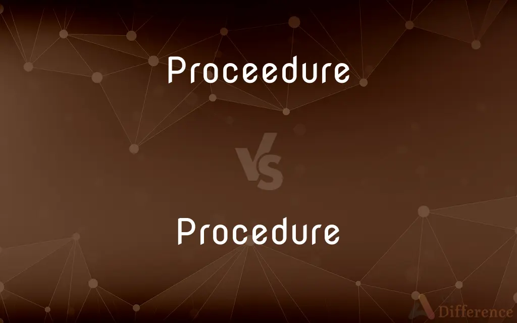 Proceedure vs. Procedure — Which is Correct Spelling?
