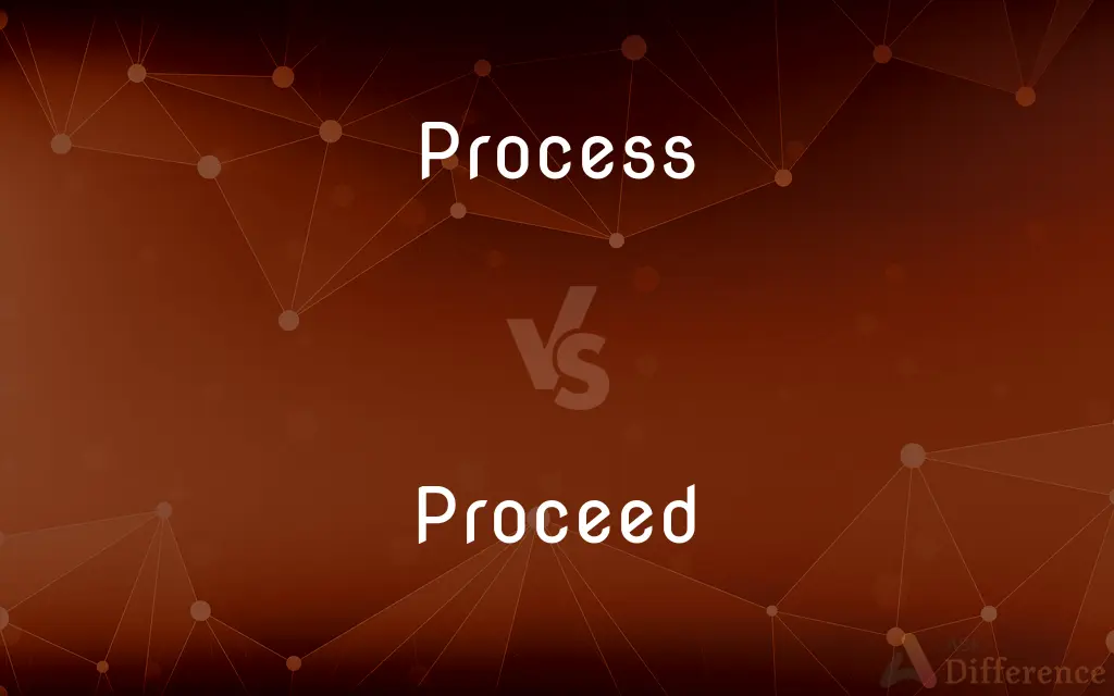 Process vs. Proceed — What's the Difference?