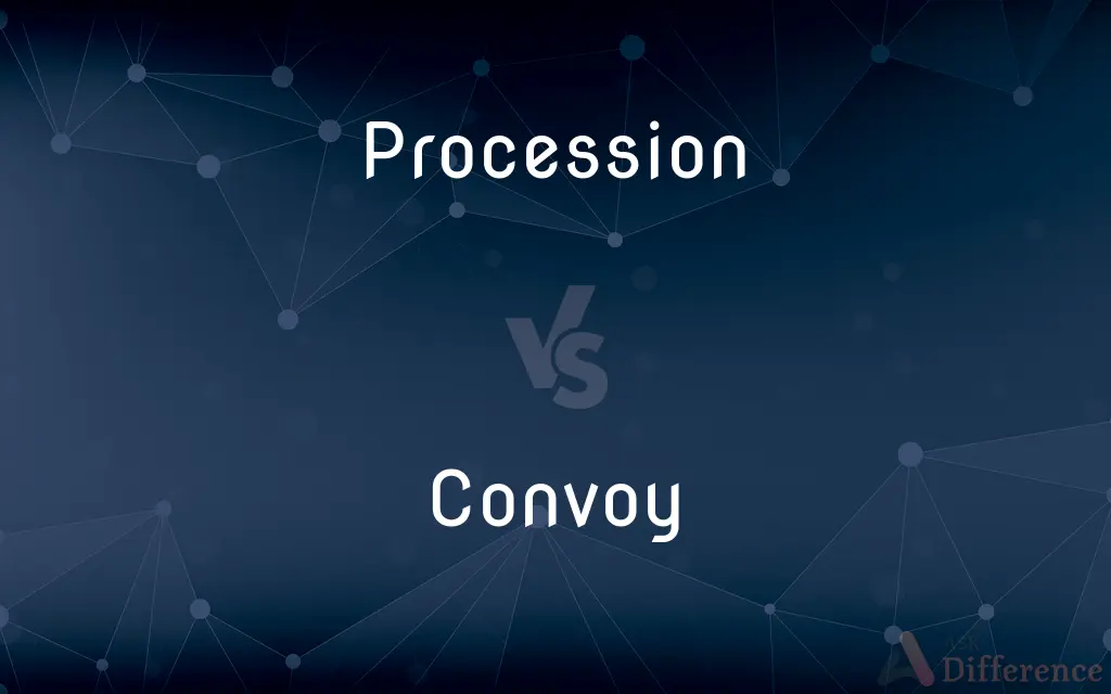 Procession vs. Convoy — What's the Difference?