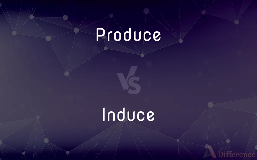 Produce vs. Induce — What's the Difference?