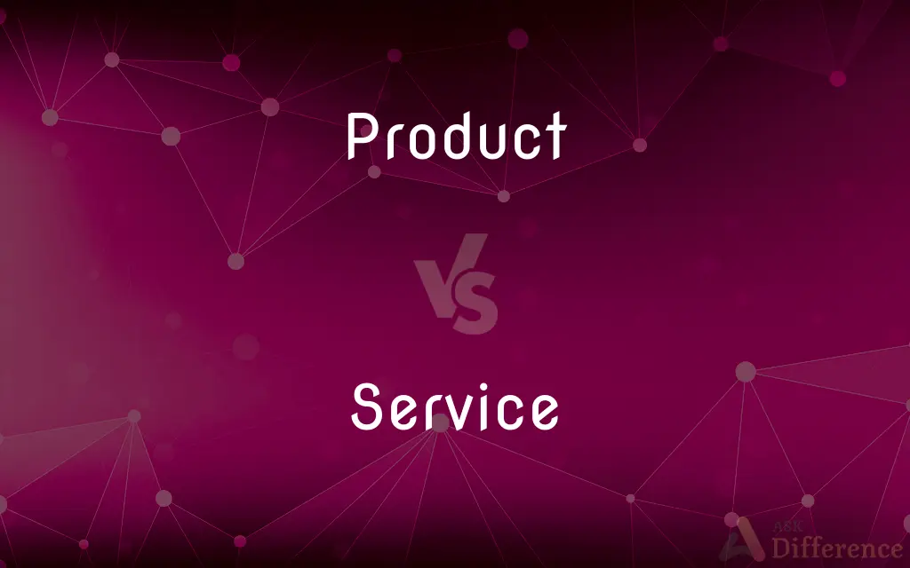 Product vs. Service — What's the Difference?