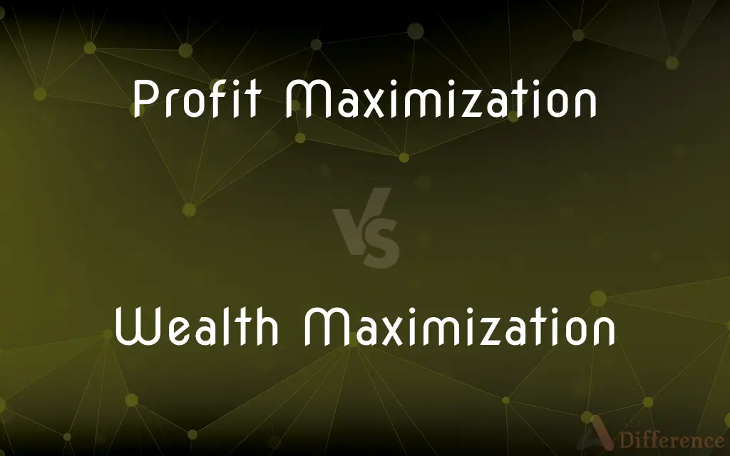 Profit Maximization vs. Wealth Maximization — What's the Difference?
