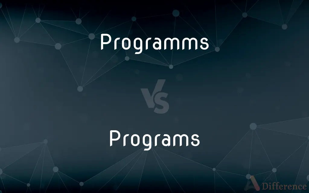 Programms vs. Programs — Which is Correct Spelling?