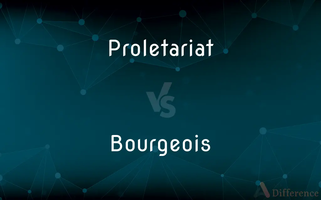 Proletariat vs. Bourgeois — What's the Difference?
