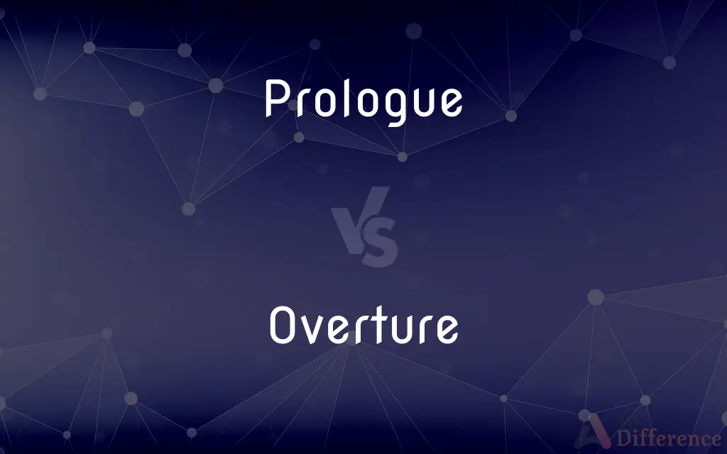 Prologue vs. Overture — What's the Difference?