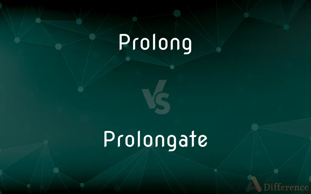 Prolong vs. Prolongate — What's the Difference?
