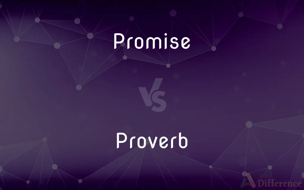 Promise vs. Proverb — What's the Difference?