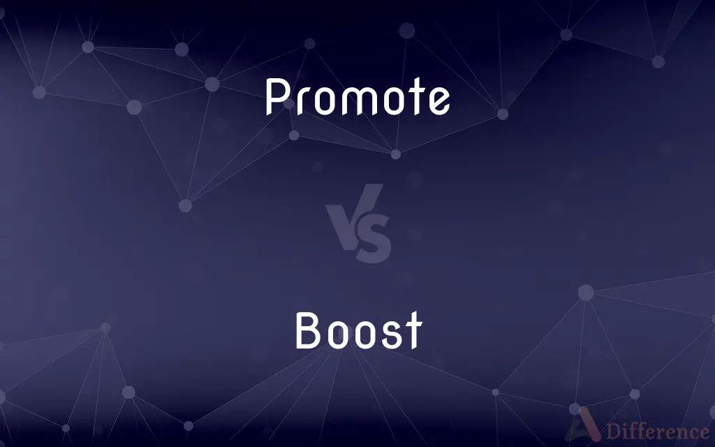 Promote vs. Boost — What's the Difference?