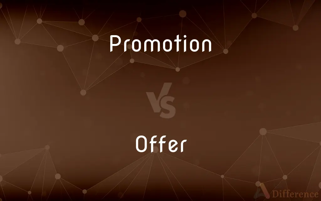 Promotion vs. Offer — What's the Difference?