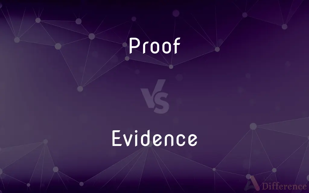 Proof vs. Evidence — What's the Difference?
