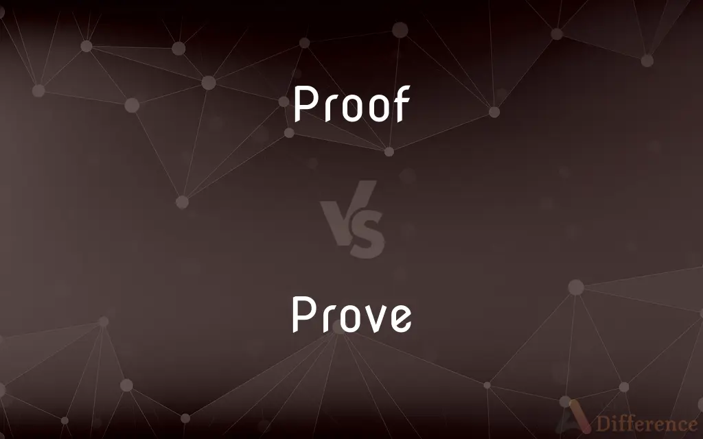 Proof vs. Prove — What's the Difference?