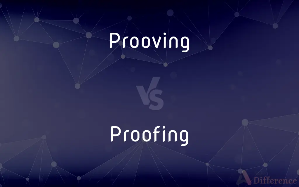Prooving vs. Proofing — Which is Correct Spelling?