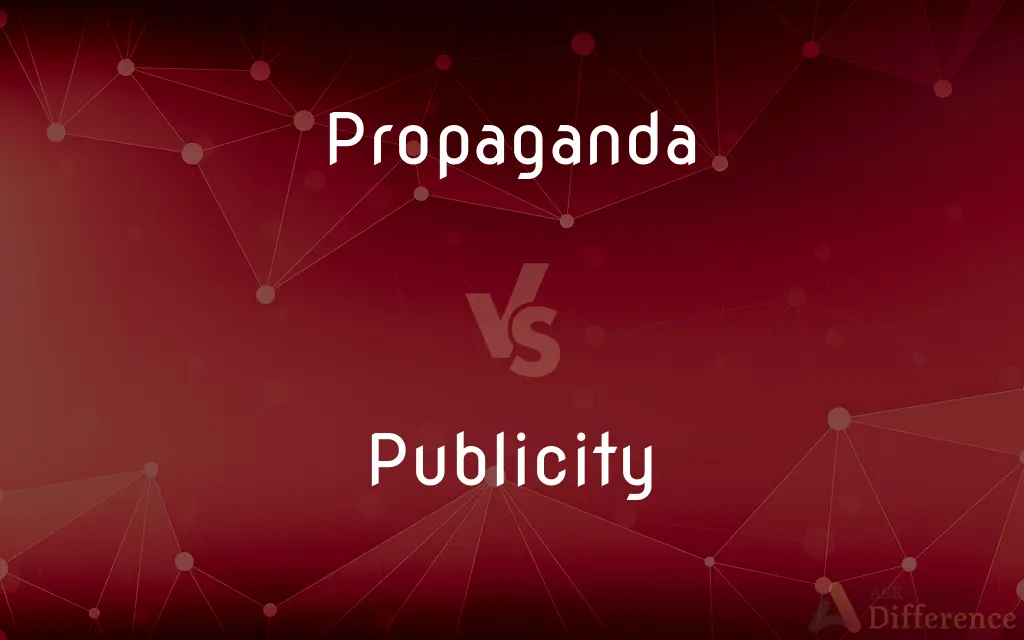 Propaganda vs. Publicity — What's the Difference?