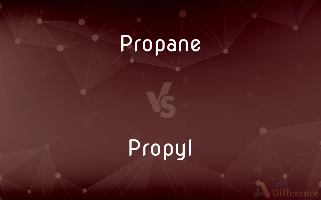 Propane vs. Propyl — What's the Difference?