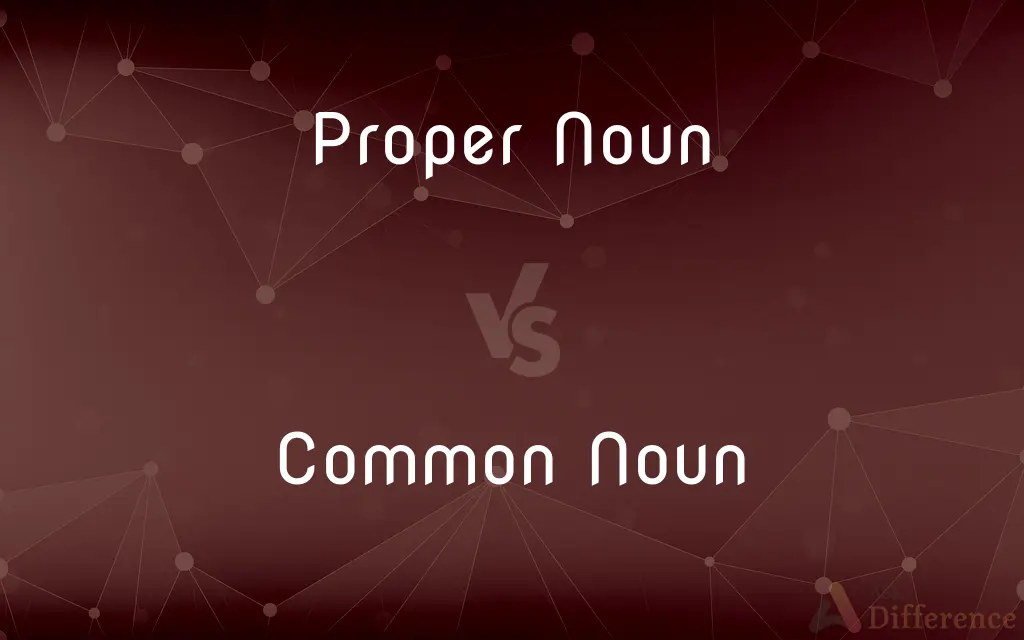 Proper Noun vs. Common Noun — What's the Difference?