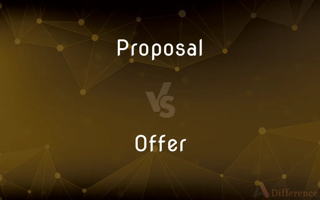 Proposal vs. Offer — What's the Difference?