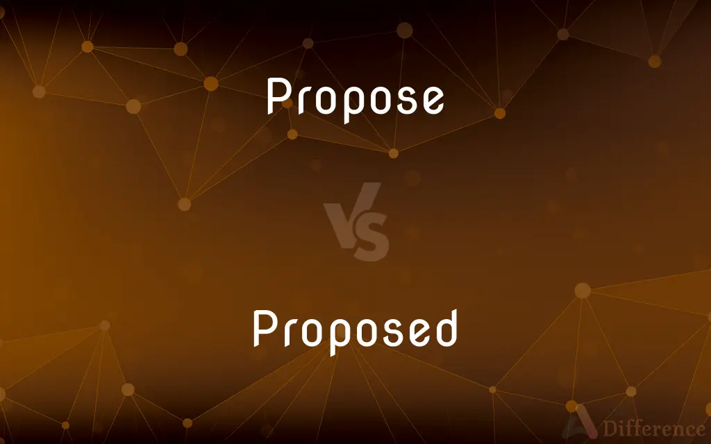 Propose vs. Proposed — What's the Difference?