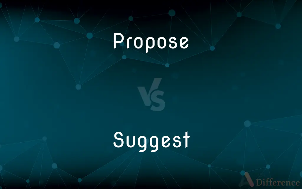 Propose vs. Suggest — What's the Difference?