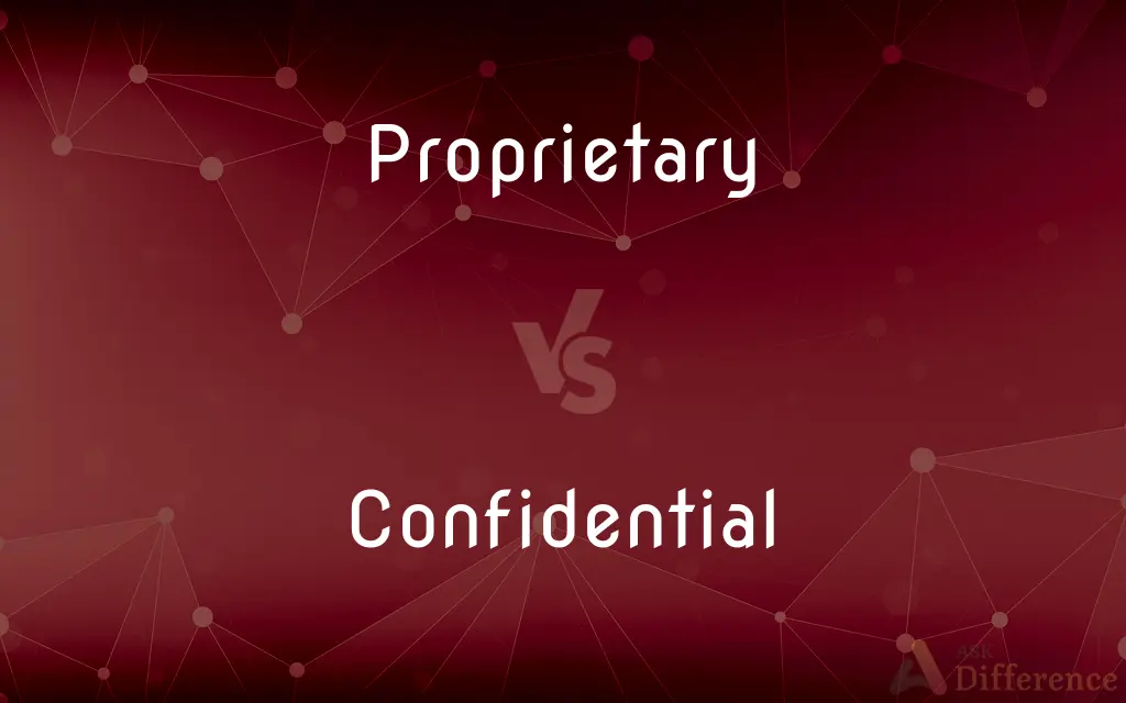 Proprietary vs. Confidential — What's the Difference?