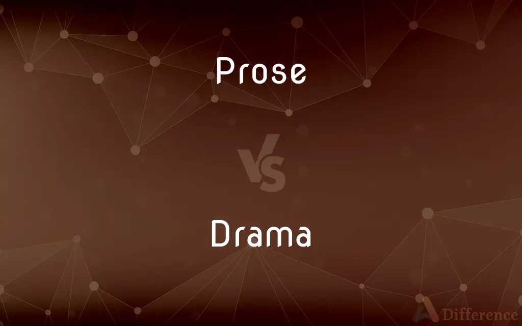 Prose vs. Drama — What's the Difference?