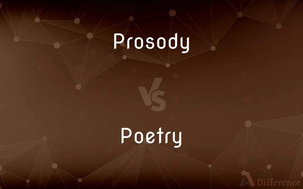 Prosody vs. Poetry — What's the Difference?