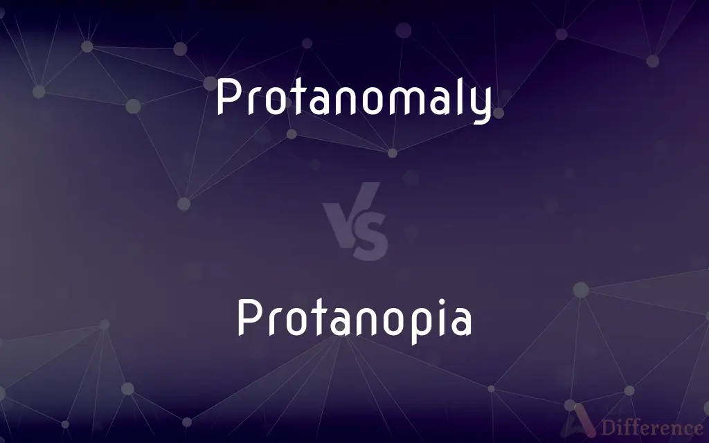 Protanomaly vs. Protanopia — What's the Difference?