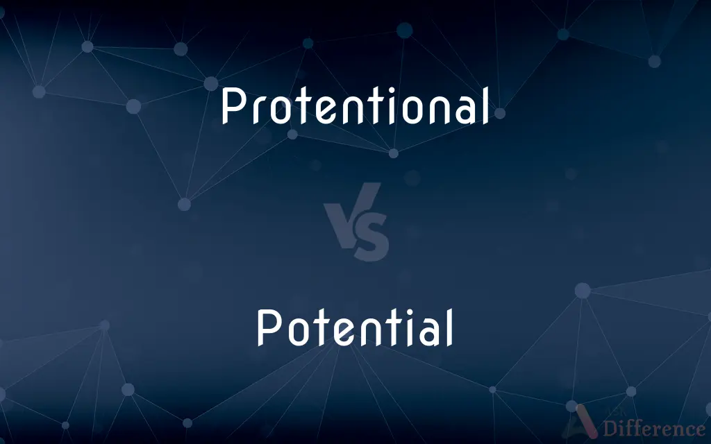 Protentional vs. Potential — What's the Difference?