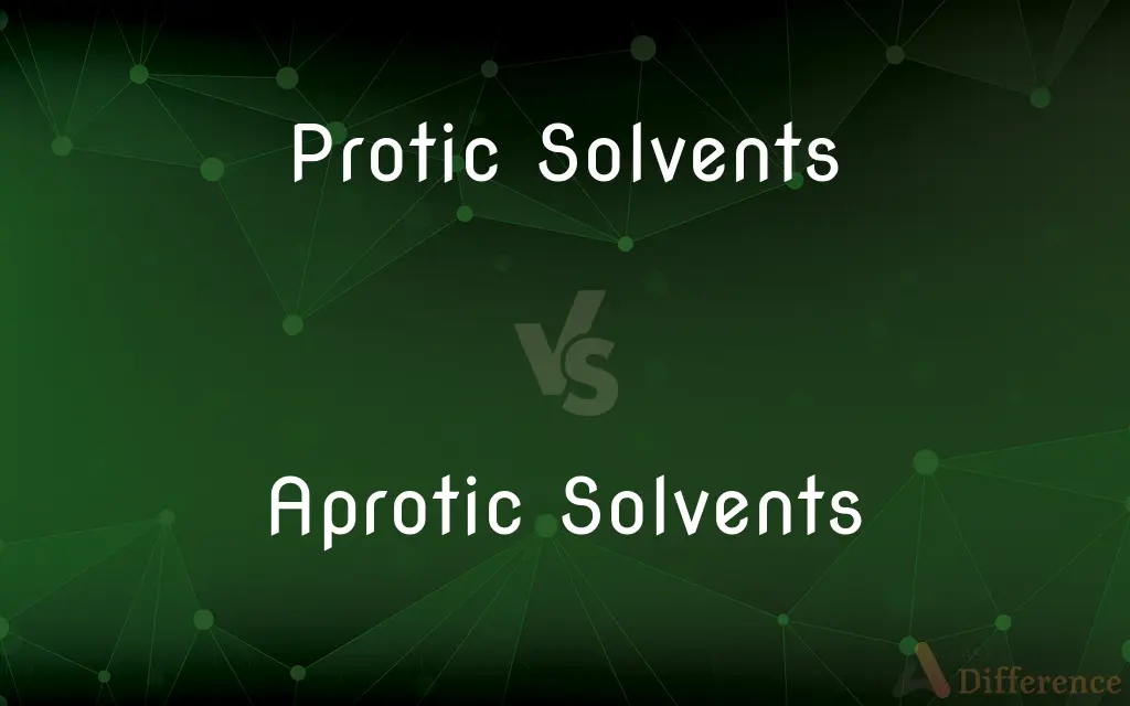 Protic Solvents vs. Aprotic Solvents — What's the Difference?