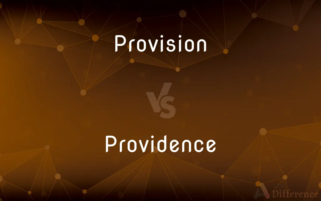 Provision vs. Providence — What's the Difference?