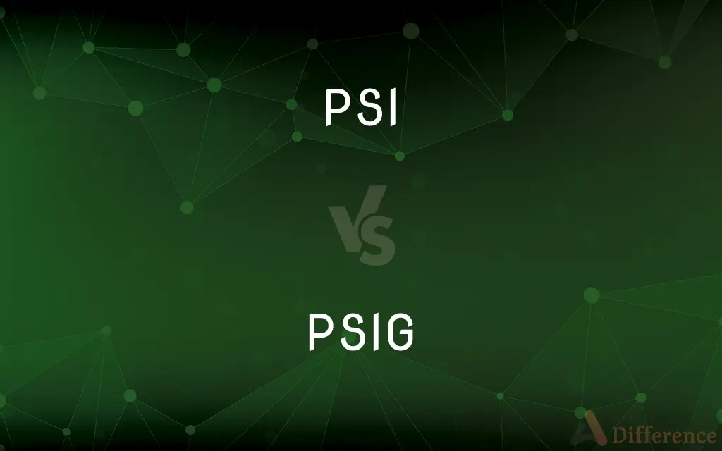 PSI vs. PSIG — What's the Difference?
