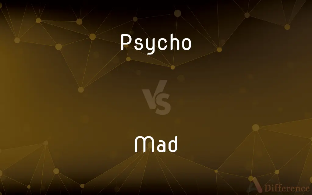 Psycho vs. Mad — What's the Difference?
