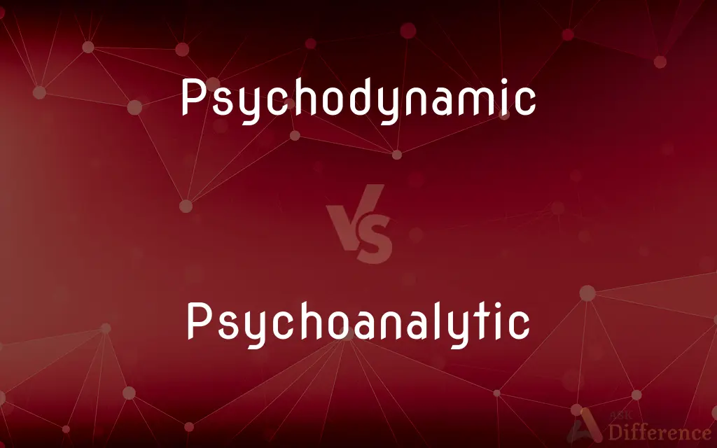 Psychodynamic vs. Psychoanalytic — What's the Difference?