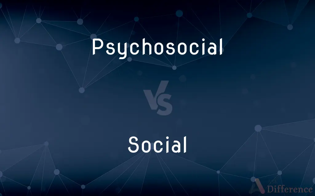 Psychosocial vs. Social — What's the Difference?