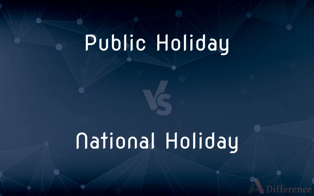Public Holiday vs. National Holiday — What's the Difference?