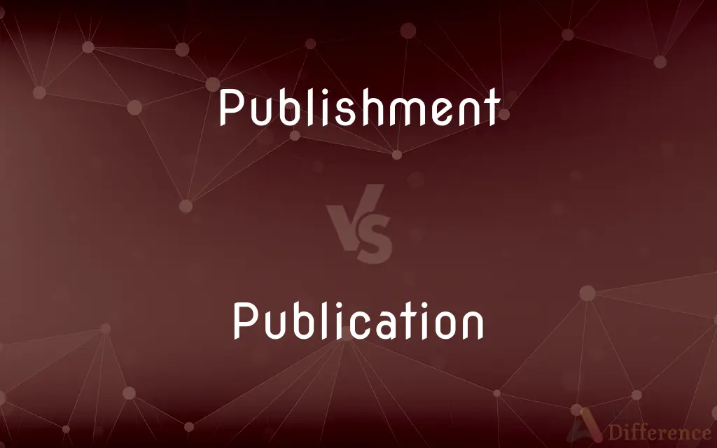 Publishment vs. Publication — What's the Difference?