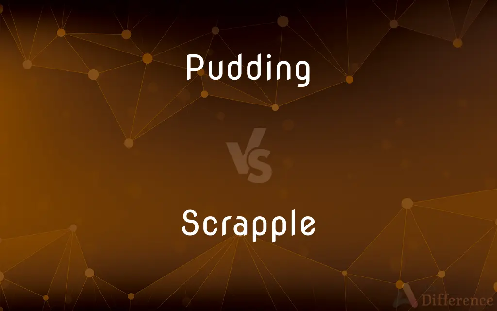 Pudding vs. Scrapple — What's the Difference?