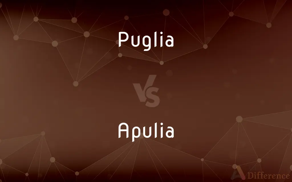 Puglia vs. Apulia — What's the Difference?