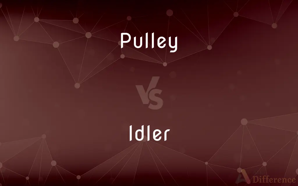 Pulley vs. Idler — What's the Difference?