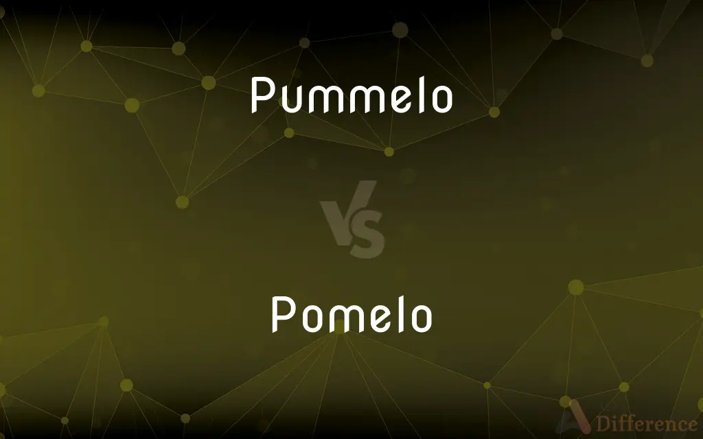 Pummelo vs. Pomelo — What's the Difference?