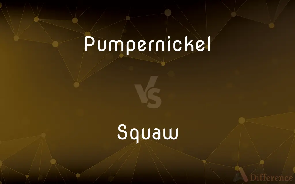 Pumpernickel vs. Squaw — What's the Difference?