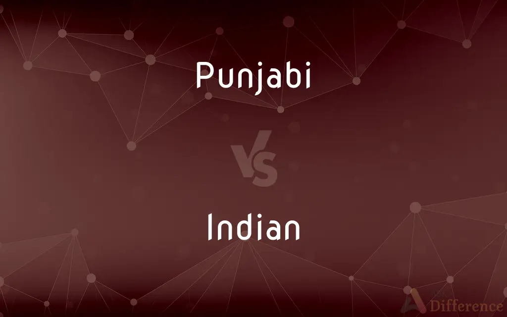Punjabi vs. Indian — What's the Difference?