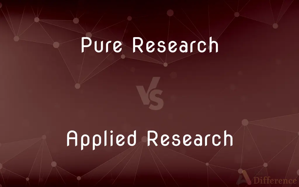 Pure Research vs. Applied Research — What's the Difference?