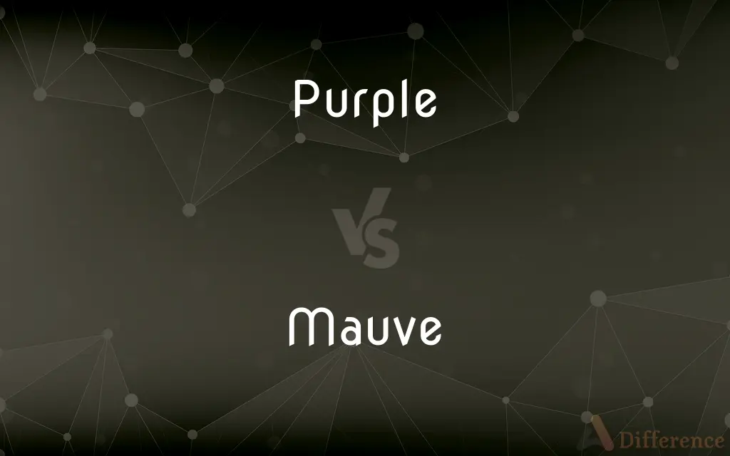 Purple vs. Mauve — What's the Difference?