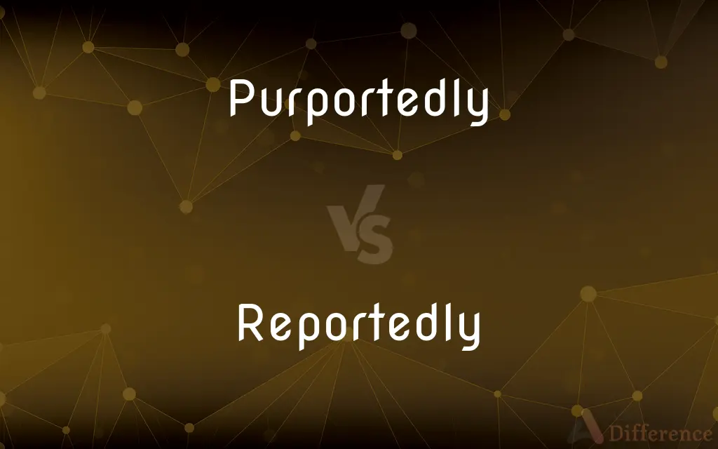 Purportedly vs. Reportedly — What's the Difference?