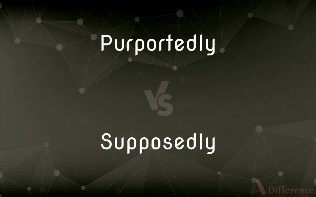 Purportedly vs. Supposedly — What's the Difference?