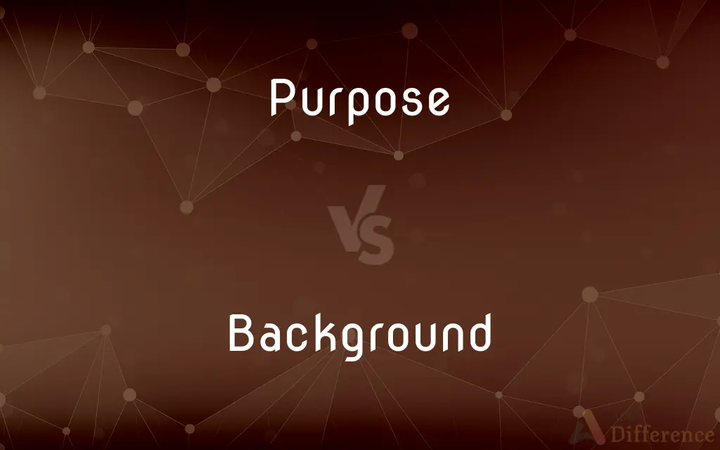 Purpose vs. Background — What's the Difference?